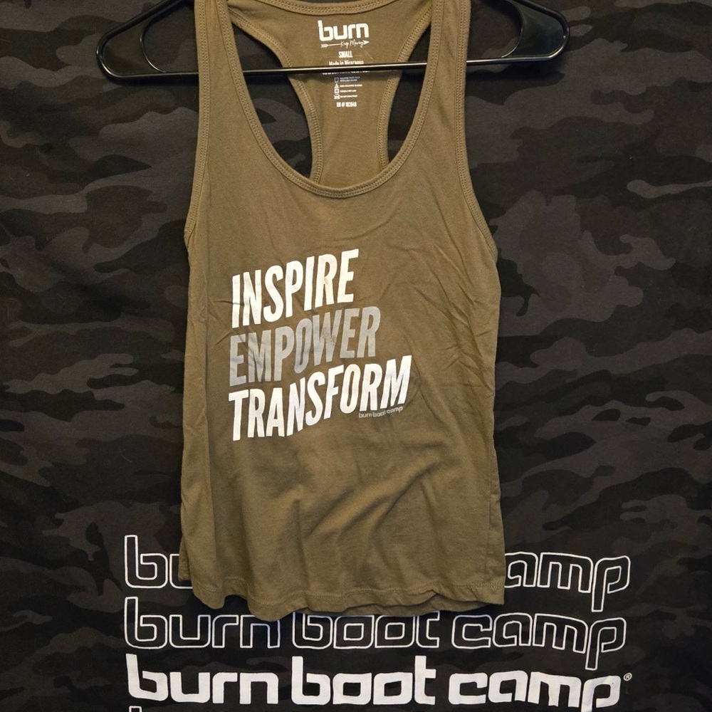 Burn Women's Olive Tank Top